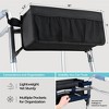 Walker Basket and Bag  - Water-Resistant Walker Accessories with Cup Holder, Easy Installation, for Folding and Foldable Walkers MedicalKingUsa - 3 of 4