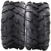 2 Pack All-Terrain ATV Tires - Tubeless Front & Rear Off-Road Tires for Trail, Sand and Mud - 2 of 4