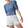 Women's Puff Short Sleeve Knit Top - Urban Daizy - 3 of 3