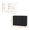 NicBex 6 Drawer Dresser for Bedroom,Modern Style Drawers with Concave Handle,Dressers for Kids Room,Living Room,Entry and Hallway - image 3 of 4