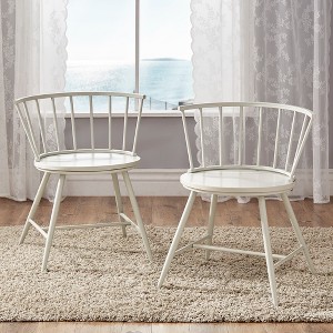 Set of 2 Irelyn Low-Back Windsor Classic Dining Chairs - Inspire Q - 1 of 4