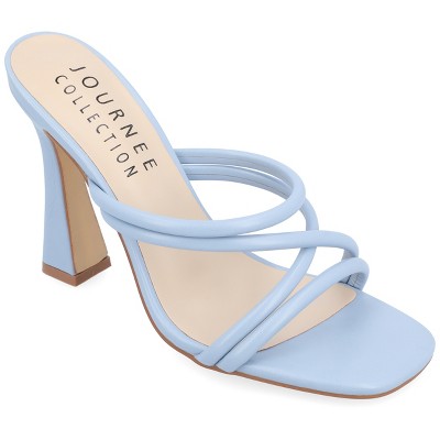 Journee Collection Womens Louisse High Heel Open Toe Pumps