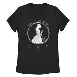 Women's Beauty and the Beast Read Dream T-Shirt - 1 of 3