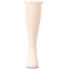 Memoi Girls Lace Trimmed Dot Mesh Knee Sock - 2 of 4