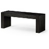 Maven Lane Zeno Organic Solid Wooden Bench - 2 of 4
