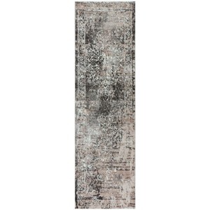 Rizzy Home Alora Decor Swagger Central Medallion Rectangle Rug Taupe - 1 of 4
