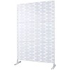 Okak Modern Outdoor Privacy Screen with Rectangular Hollowed, Outside Lattice Panels with Stand, Patio Privacy Panels for Garden, Yard - 2 of 4