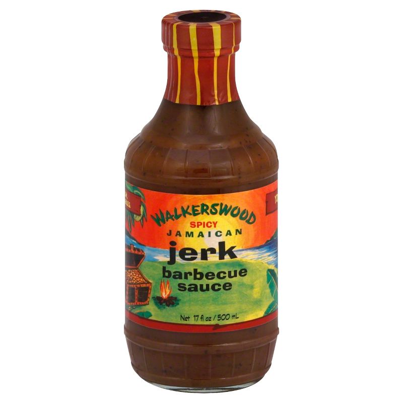 Walkerswood Spicy Jamaican Jerk BBQ Sauce 17oz, 1 of 2