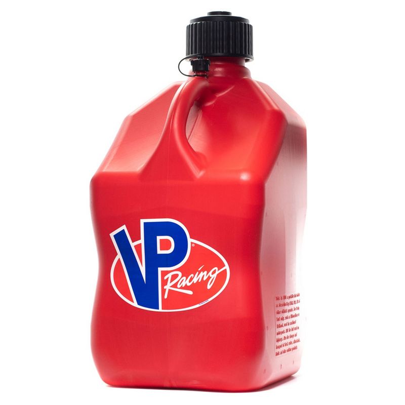 VP Racing Fuels 5.5 Gallon Motorsport Racing Liquid Container Utility Jug Can with Contoured Handle, Multipurpose Cap and Rubber Gaskets, Red (8 Pack), 4 of 7