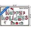 Trends International Hello Kitty: 17 Holiday - Happy Holidays Framed Wall Poster Prints - 3 of 4