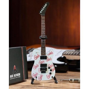 Axe Heaven - Axe Heaven Mick Mars Motley Crue Kramer Signature White Girls, Girls, Girls Mini Guitar Replica Collectible - 1 of 4