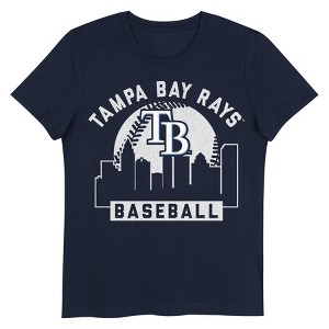 MLB Tampa Bay Rays Girls' Crew Neck T-Shirt - 1 of 1