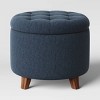 Tufted Round Storage Ottoman - Threshold™ - 2 of 4