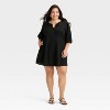 Women's Puff Short Sleeve Corset Mini A-Line Dress - A New Day™ - 3 of 3