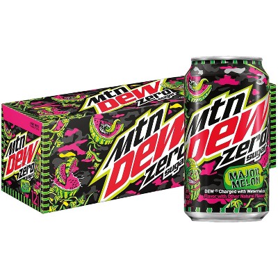 Mountain Dew Major Melon ZERO - 12pk/12 fl oz Cans