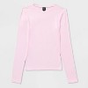 Women's Slim Fit Long Sleeve Crewneck Long and Lean T-Shirt - Wild Fable™ - 4 of 4