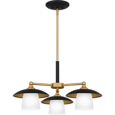 Quoizel Lighting Fayette 3 - Light Chandelier in  Earth Black
