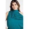 Women's Plus Size Kiana Playsuit - aqua | CITY CHIC - 2 of 4