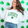 Simply Sage Market Women's Graphic Sweatshirt Lucky Clover Distressed - 2 of 4