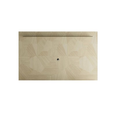 70" Celine Tv Panel Nude Mosaic Wood - Manhattan Comfort