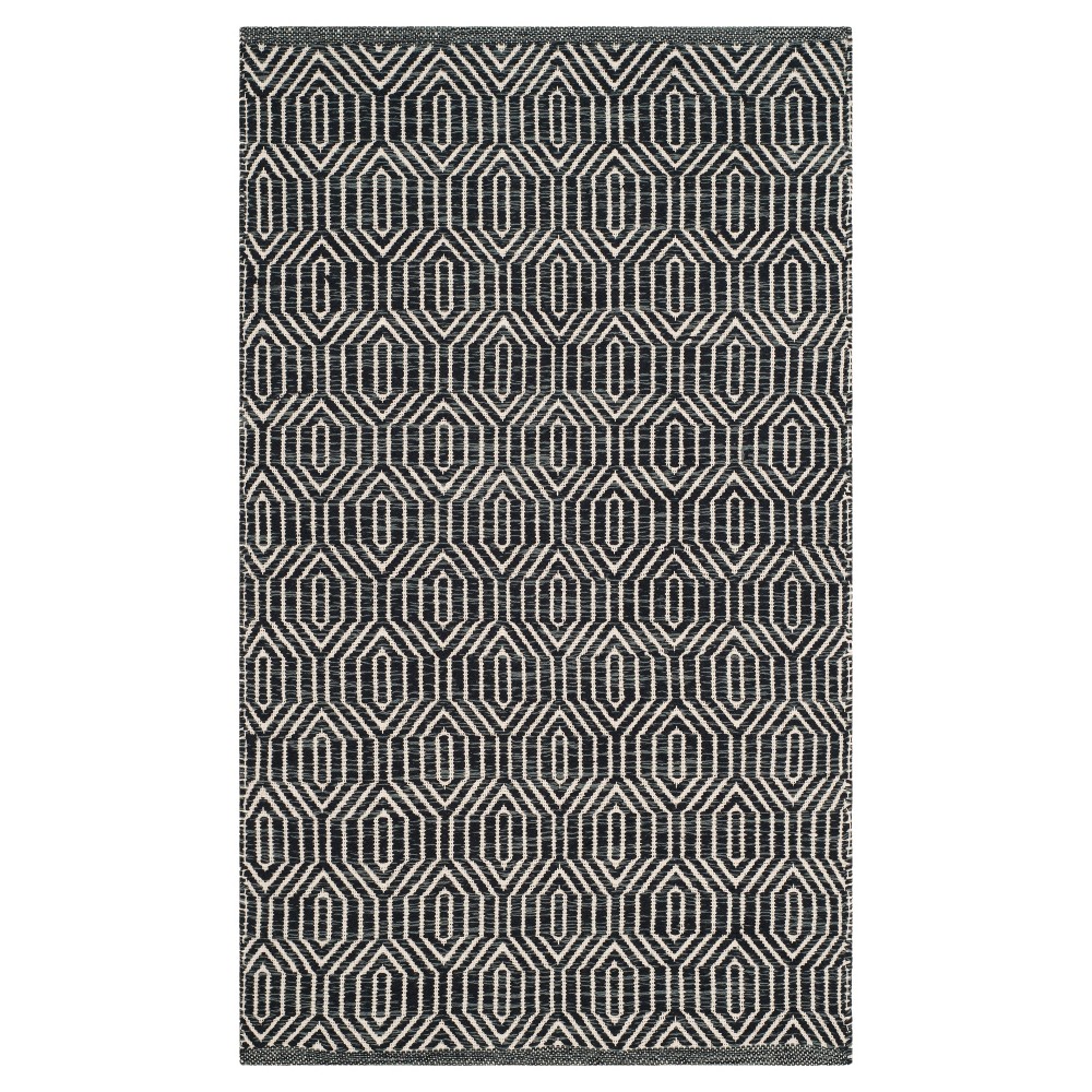  Rudie Rug Ivory/Dark Gray