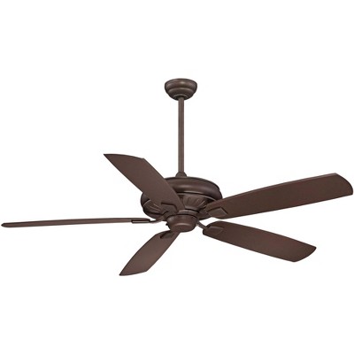 60" Minka Aire Rustic Indoor Outdoor Ceiling Fan Oil Rubbed Bronze Wet Rated for Patio Exterior House Porch Gazebo Garage Barn