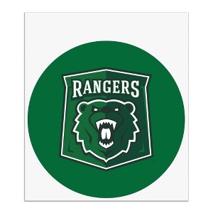 University of Wisconsin  Parkside Primary Logo Automotive Car Window Locker Circle Bumper Sticker - 1 of 4