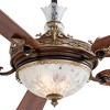 68" Minka Aire Rustic Indoor Ceiling Fan with LED Light Belcaro Walnut Brown for Living Room Kitchen Bedroom Family Dining House - 3 of 4