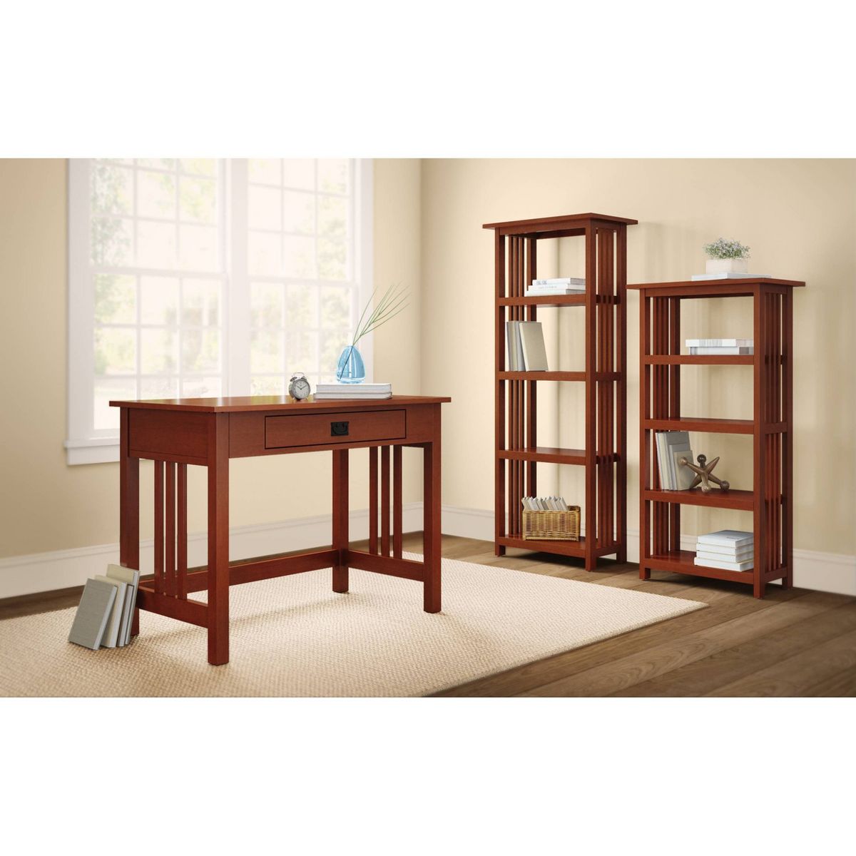 Mission Bookshelf Cherry - Alaterre Furniture: Hardwood - thumbnail 8