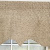 RLF Home 100% Cotton Chenille Regal  Fully lined Windows Rod Pocket Valance 50" x 17"  Beige - 4 of 4