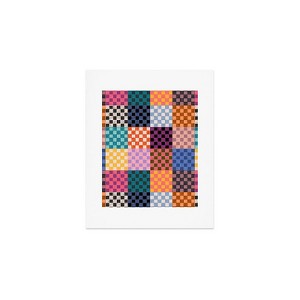 Schatzi Brown Alice Check Multi 8" x 10" Art Print - Society6 - 1 of 2