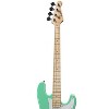 Sawtooth EP Series Electric Bass Guitar with Gig Bag & Accessories, Surf Green w/ Pearl Pickguard - 4 of 4