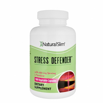 NaturalSlim Stress Defender - Stress Relief Supplement, 180 Capsules