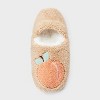 Women's Cozy Fleece High Cut Pull-On Slipper Socks with Grippers - 3 of 4