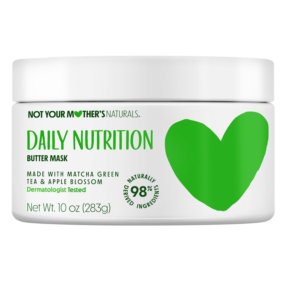 Photos - Hair Product Not Your Mother's Naturals Ultimate Nutrition Butter Hair Mask - Matcha Green Tea & Apple Blossom - 10oz