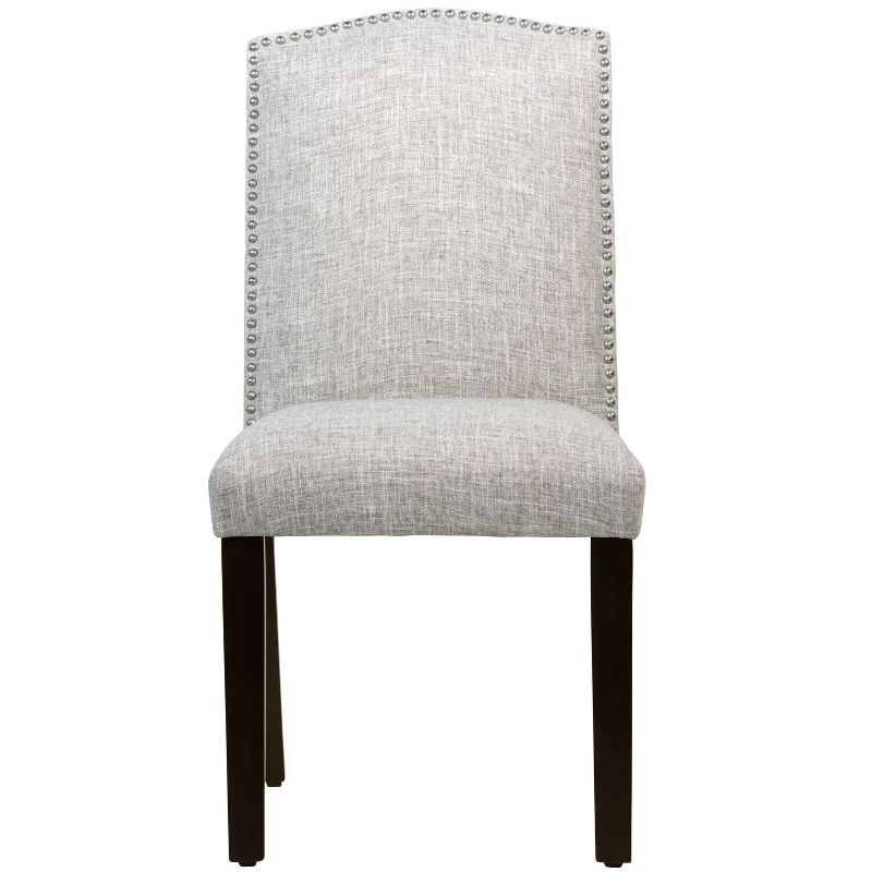 Skyline Furniture Ayala Nail Button Dining Chair in Linen, 1 of 11