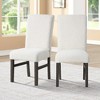 New Classic Furniture,High Line Upholstered Dining Chair (Set of 2), White - 2 of 4