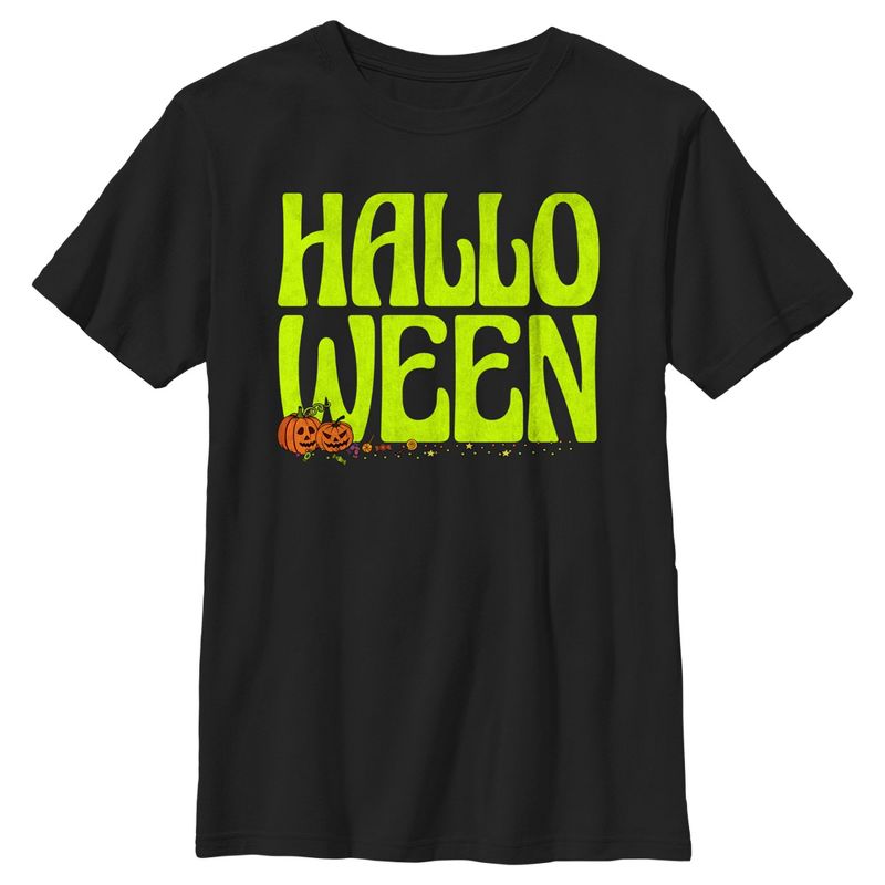 Boy's Lost Gods Halloween Jack-O'-Lanterns T-Shirt, 1 of 6
