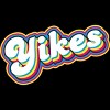 Junior's Design By Humans Yikes Colorful Rainbow Outline By T-Shirt - 2 of 2