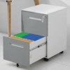 NicBex 3-Drawer Mobile File Cabinet with Lock 5 Wheel Design Under Desk Storage Filing Cabinet for Home, Office - 2 of 4
