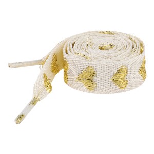 INSPIRE CHIC Polyester Fashion Shoelaces Available with 7 lengths to choose from, 60/80/100/120/140/160/180cm 2 Pairs - 1 of 4