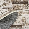 Washable Runner Rug - Modern Abstract, Non-Slip, Stain-Resistant, Low Pile, Distressed, Hallway or Entryway - 3 of 4