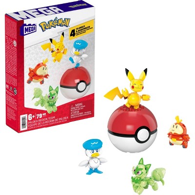 Mega Bloks MEGA Pokémon Beginner Trainer Team Pack with 8 Action Figures &  Poké Balls