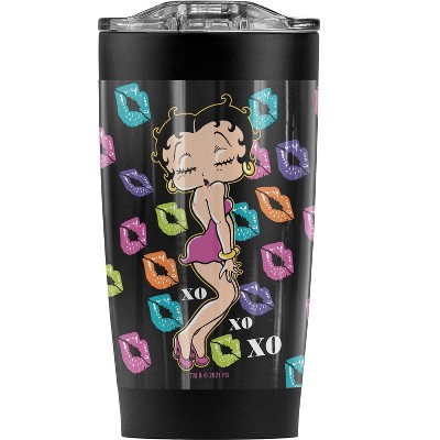 Betty Boop Tripple Xo Steel Tumbler 20oz Coffee Travel Mug