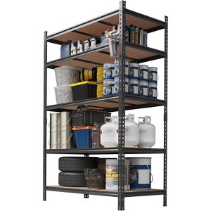 Coucheta Storage Shelves 5 Tier Garage Shelving Heavy Duty Adjustable Metal Shelving Unit, Garage Shelves - 1 of 4