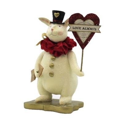 Heather Myers 5.5" Bentley Bunny Love Heart Arrow  -  Decorative Figurines