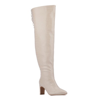 Fashion To Figure Women's Hayya Thigh High Boot - Wide Width