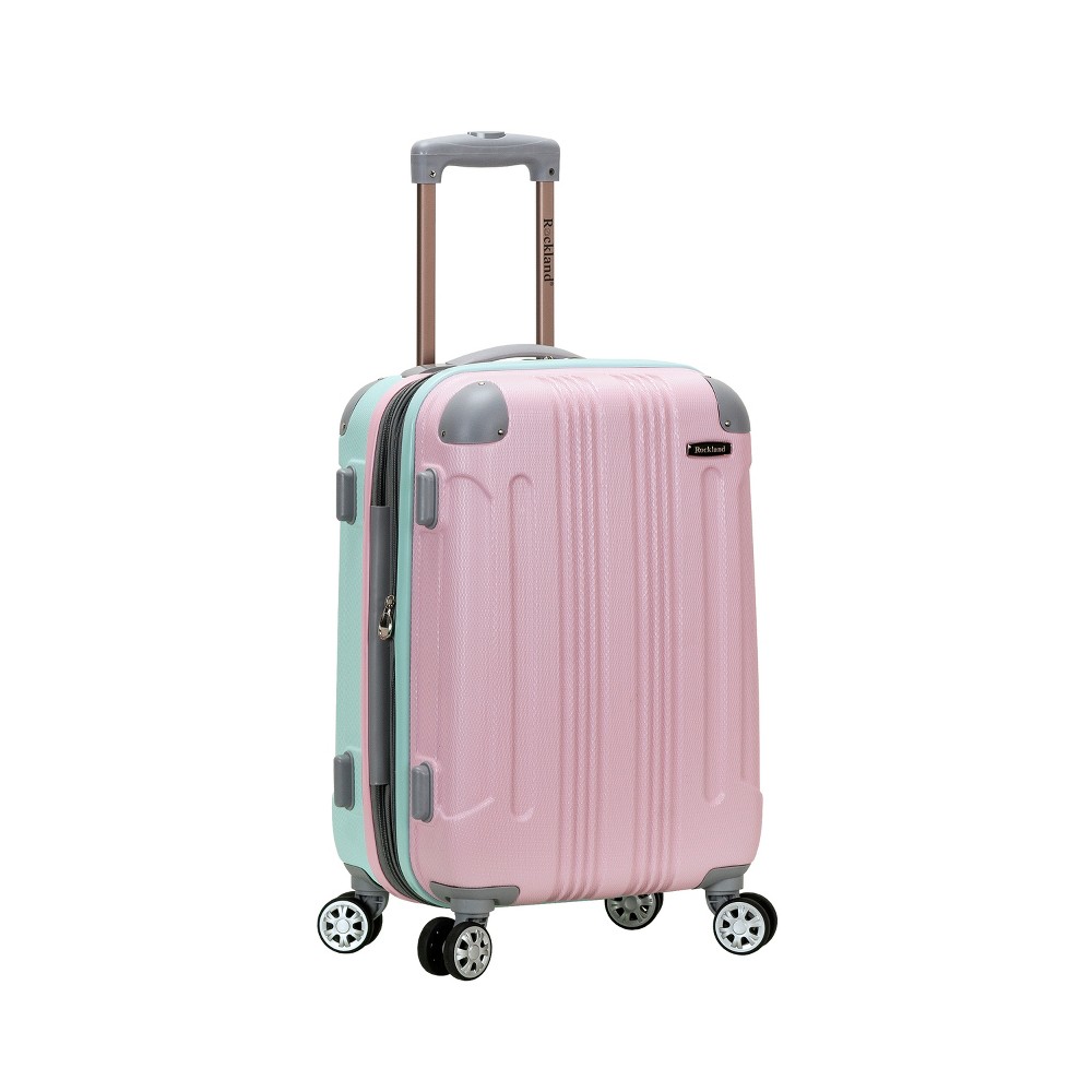 Photos - Luggage Rockland Sonic Expandable Hardside Carry On Spinner Suitcase - Mint 