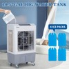 Winado 10.57 Gal 2647CFM 3 in 1 Portable Evaporative Cooler with 4 Casters - 2 of 4