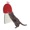 Unique Bargains Cat Scratch Pad with Mushrooms Pattern for Indoor Outdoor Red - 2 of 4